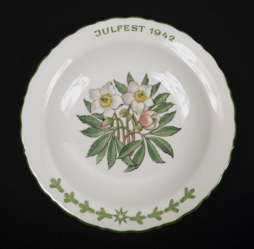 SS Julgabe der Chef des SS-Wirtschaftsverwaltungshauptamtes – Julfest 1942 Allach Julteller