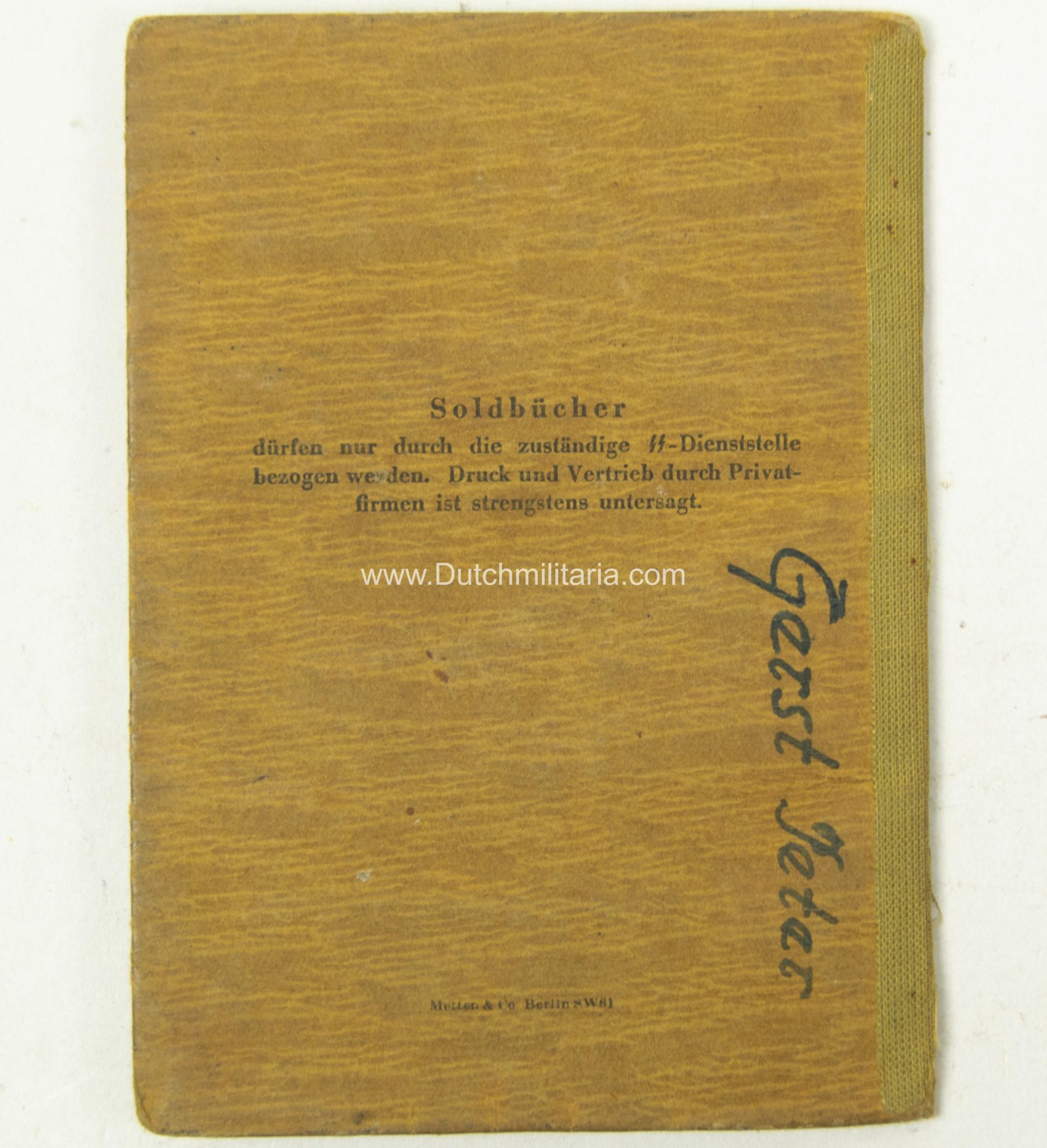 SS soldbuch