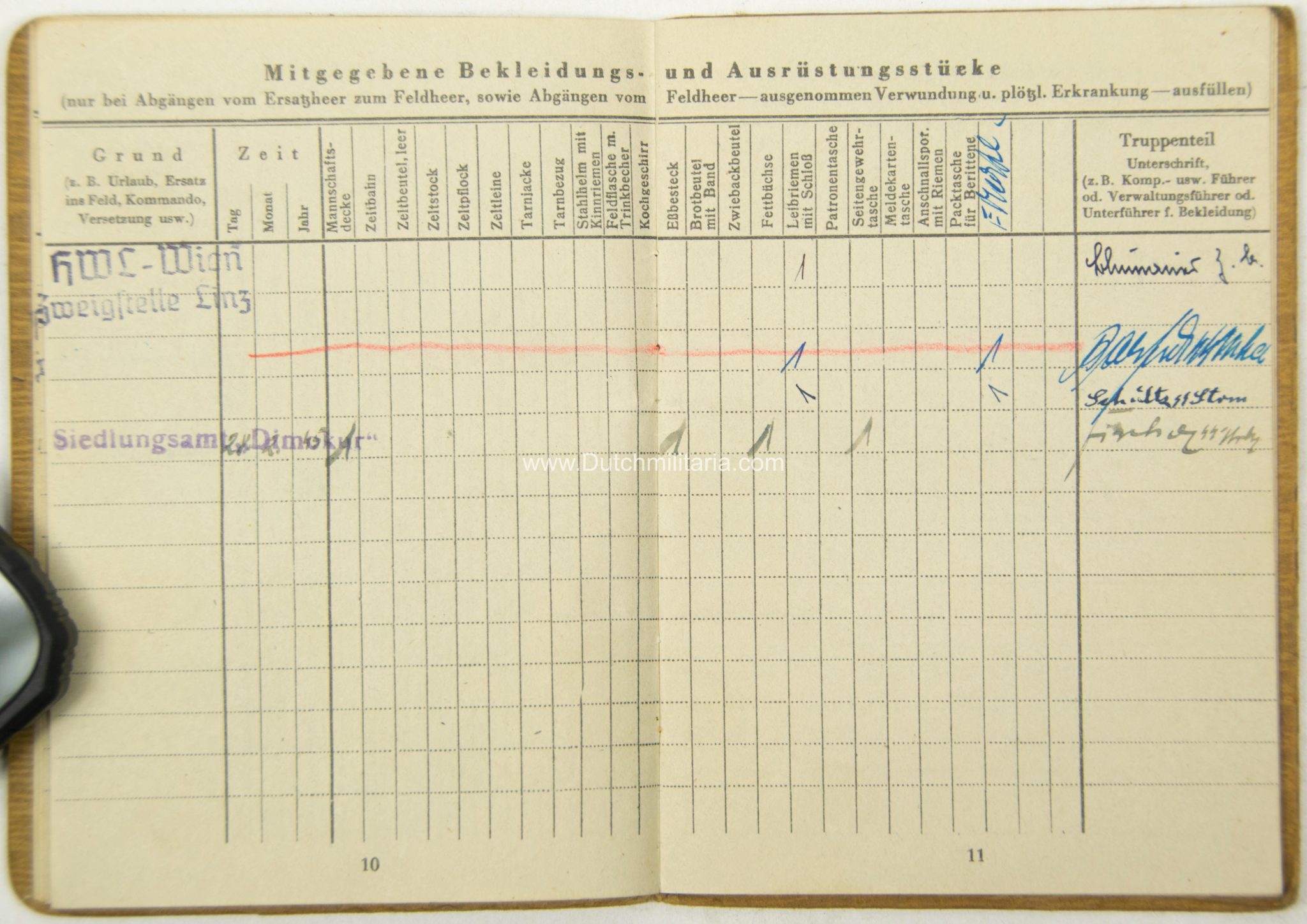SS Soldbuch - Hungarian Volunteer 13./SS-Pz.Gren. Rgt.40 - Image 9