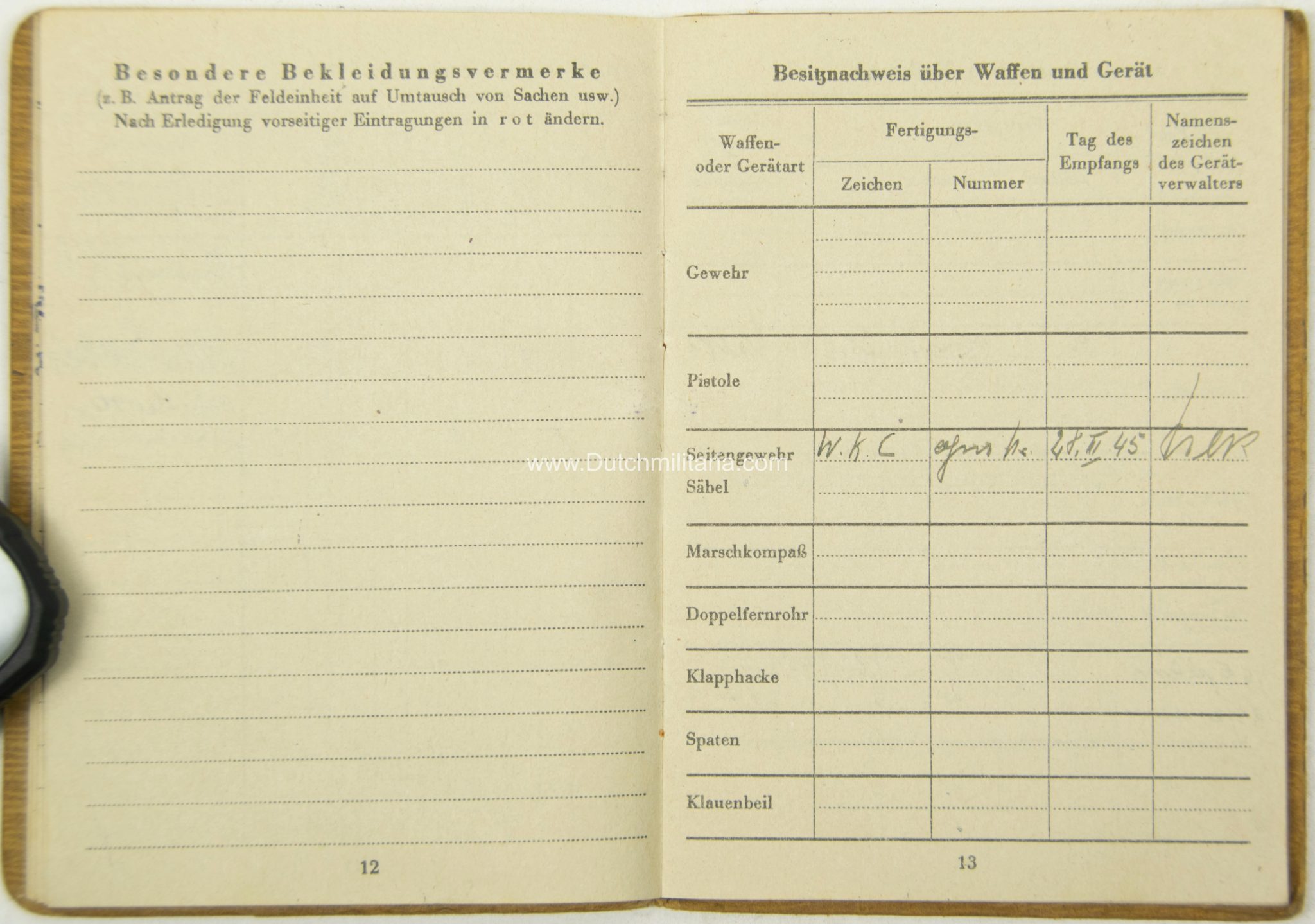 SS Soldbuch - Hungarian Volunteer 13./SS-Pz.Gren. Rgt.40 - Image 10