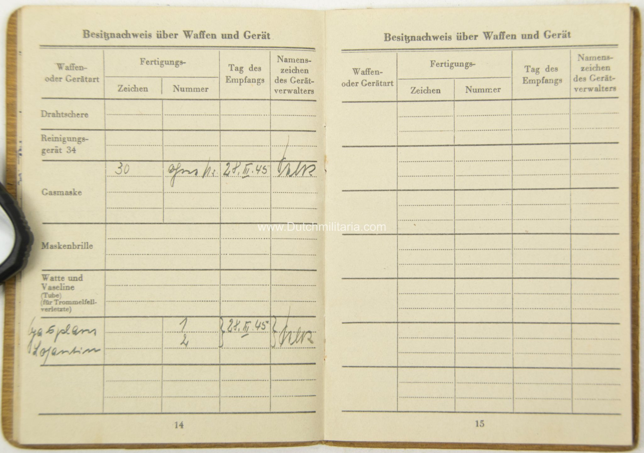 SS Soldbuch - Hungarian Volunteer 13./SS-Pz.Gren. Rgt.40 - Image 11