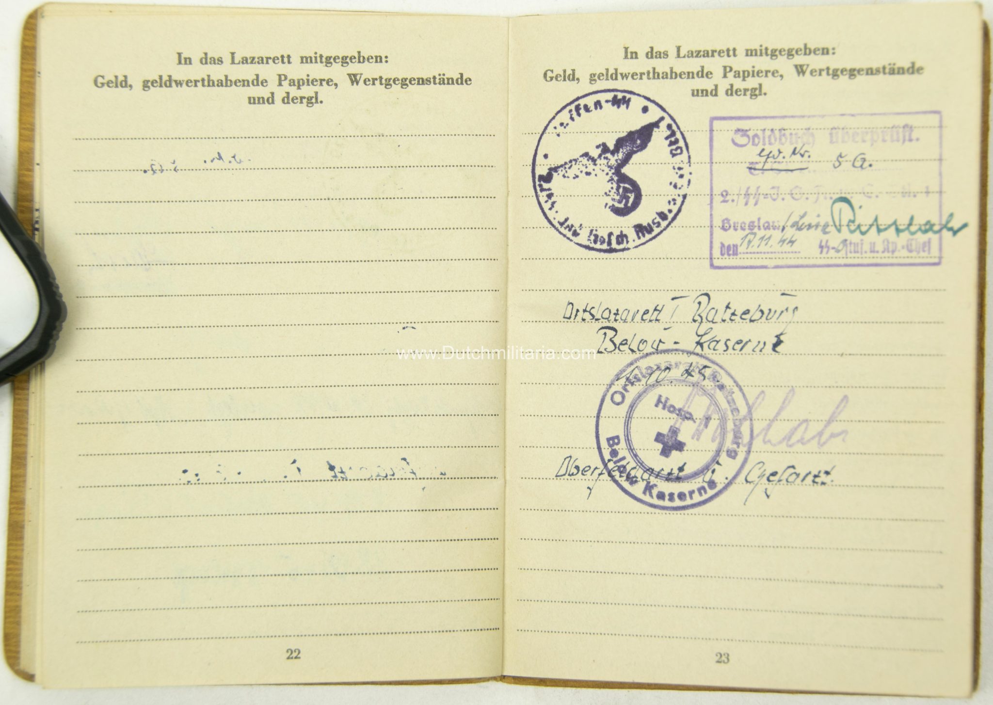 SS Soldbuch - Hungarian Volunteer 13./SS-Pz.Gren. Rgt.40 - Image 15