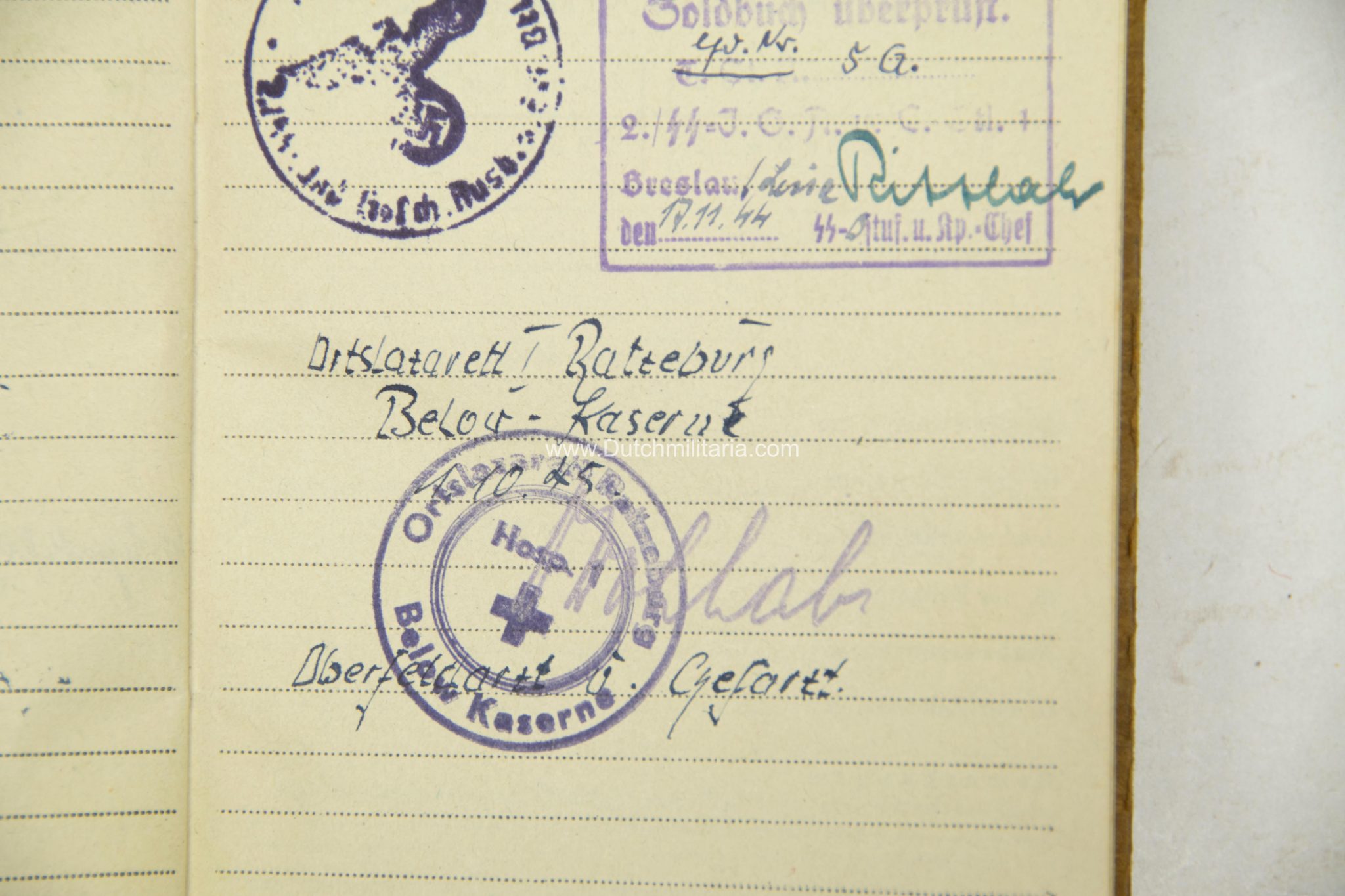 SS Soldbuch - Hungarian Volunteer 13./SS-Pz.Gren. Rgt.40 - Image 16