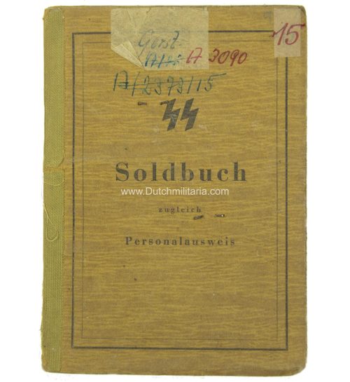SS Soldbuch - Hungarian Volunteer 13.SS-Pz.Gren. Rgt.40