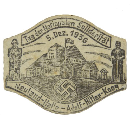 Tag der Nationalen Solidarität abzeichen 5. Dec. 1936