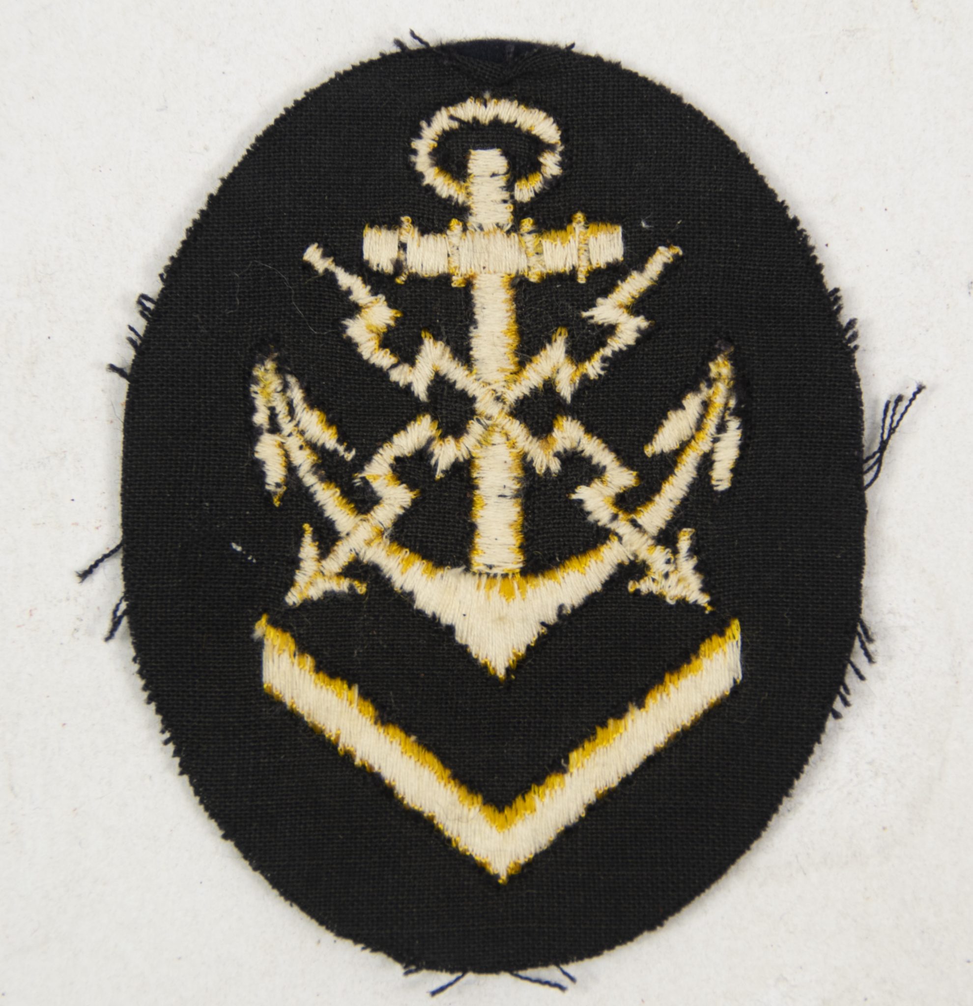 Kriegsmarine (KM) Oberfernschreibmaat insignia (2) Kriegsmarine (KM) Oberfernschreibmaat insignia