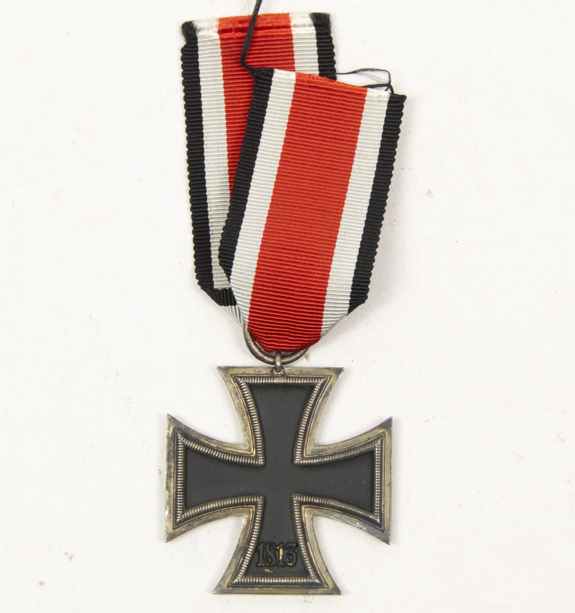 Eisernes Kreuz Zweite Klasse (EK2) / Iron Cross second Class (Brass core) maker Otto Schickle - rare - Image 3