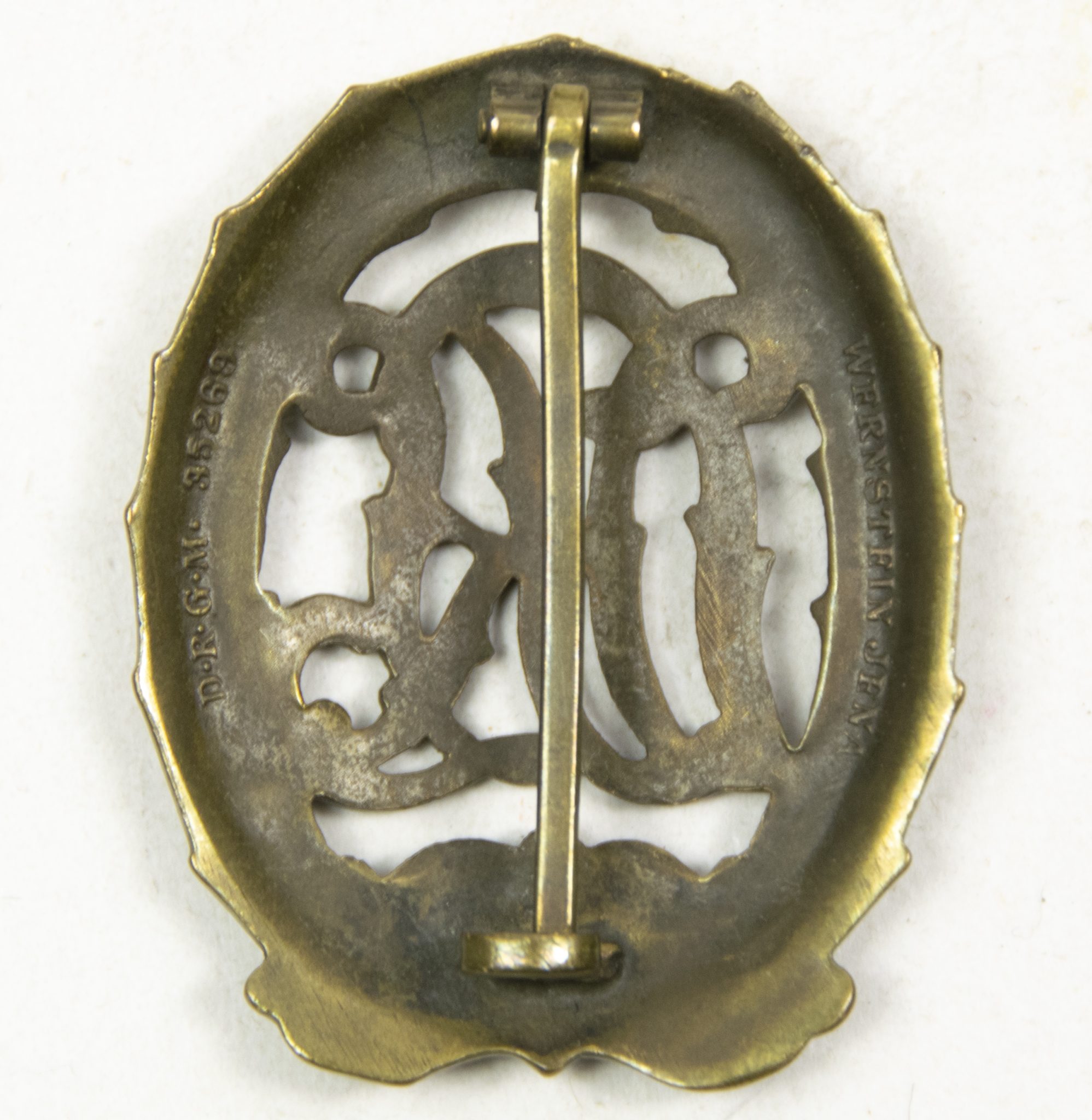 Deutsches Reichssportabzeichen (DRL) bronze – (Maker Wernstein Jena) (1) Deutsches Reichssportabzeichen (DRL) bronze – (Maker Wernstein Jena)