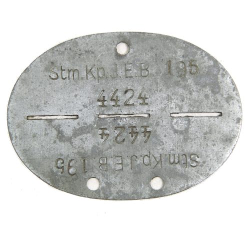 Erkennungsmarke (EKM) Stm.Kp.I.E.B.195