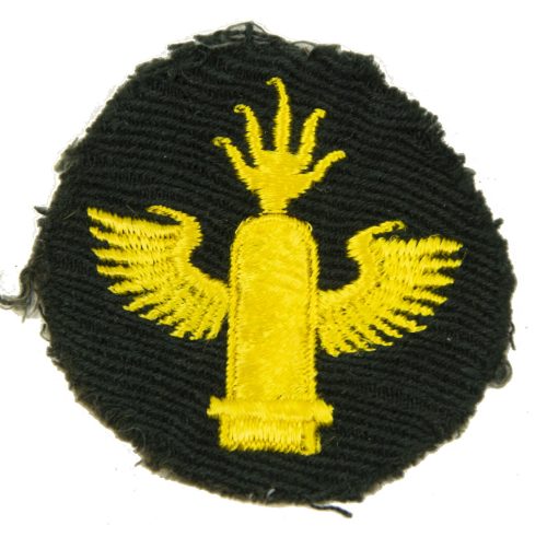 Kriegsmarine (KM) Coastal Artillery EM’s career sleeve insignia
