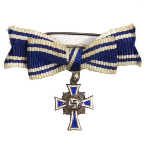 Mini-Mini MutterkreuzMotherscross miniature in bronze