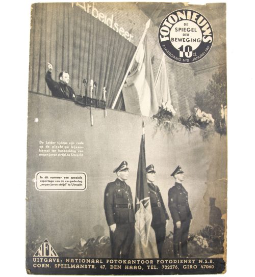 (NSB) Fotonieuws de Spiegel der Beweging 1e jaargang No.2 - RARE