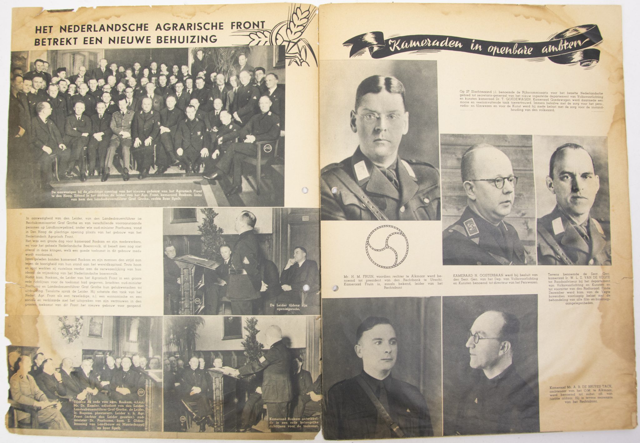 (NSB) Fotonieuws de Spiegel der Beweging 1e jaargang No.2 – RARE (2) (NSB) Fotonieuws de Spiegel der Beweging 1e jaargang No.2 - RARE