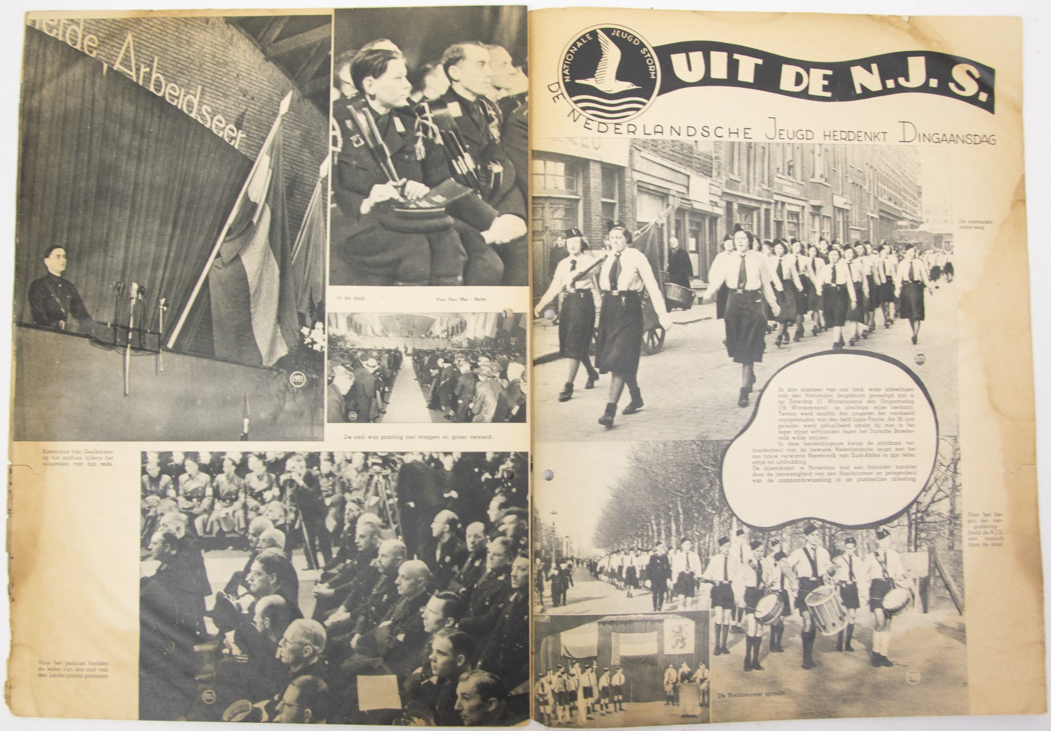 (NSB) Fotonieuws de Spiegel der Beweging 1e jaargang No.2 - RARE