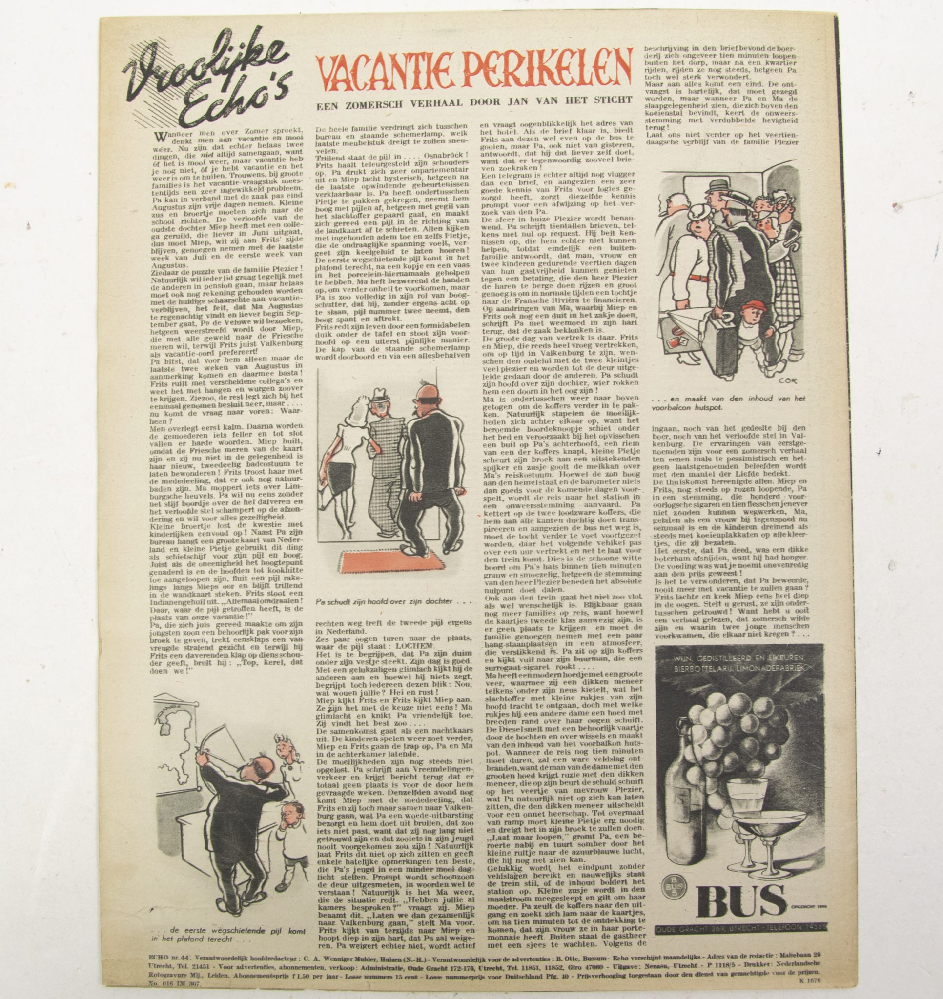 (NSB) Fotonieuws de Spiegel der BewegingECHO 4e jaargang - No.7