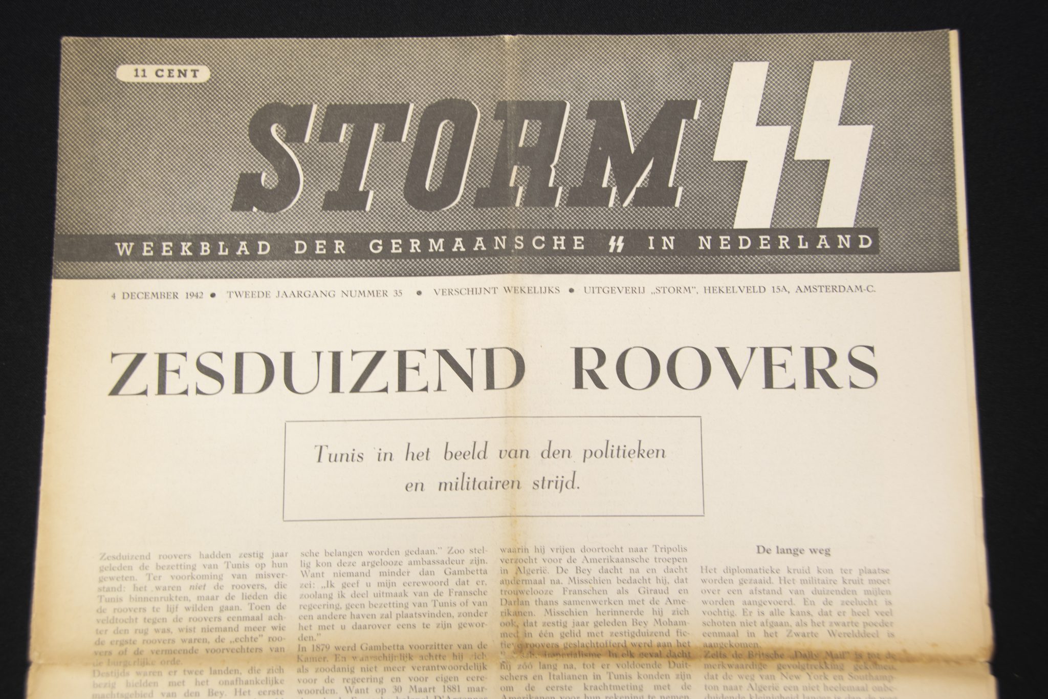(Newspaper) Storm SS – Tweede Jrg. Nr. 35 – 4 December 1942 (Kongsvinger Nordic SS School article) (2) (Newspaper) Storm SS – Tweede Jrg. Nr. 35 – 4 December 1942 (Kongsvinger Nordic SS School article)