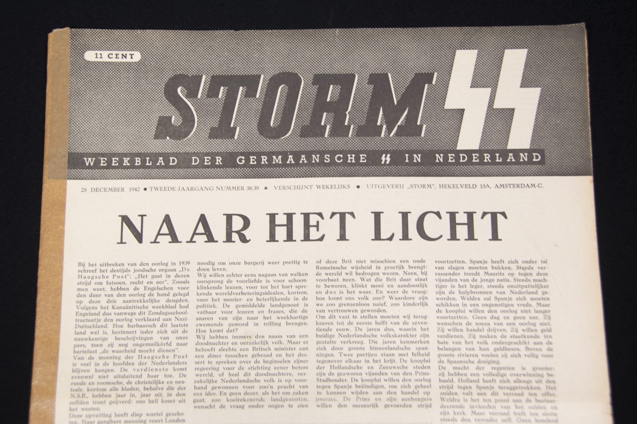 (Newspaper) Storm SS – Tweede Jrg. Nr. 38 39 – 25 December 1942 (3) (Newspaper) Storm SS – Tweede Jrg. Nr. 38 39 – 25 December 1942