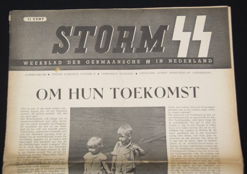 (Newspaper) Storm SS – Tweede Jrg. Nr. 45 – 12 Februari 1943 (General Seyffardt article)