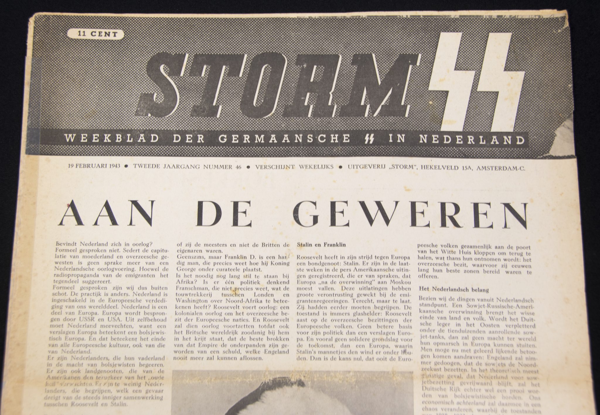(Newspaper) Storm SS – Tweede Jrg. Nr. 46 –19 Februari 1943 (Junkerschule Tölz Article) (3) (Newspaper) Storm SS – Tweede Jrg. Nr. 46 –19 Februari 1943 (Junkerschule Tölz Article)