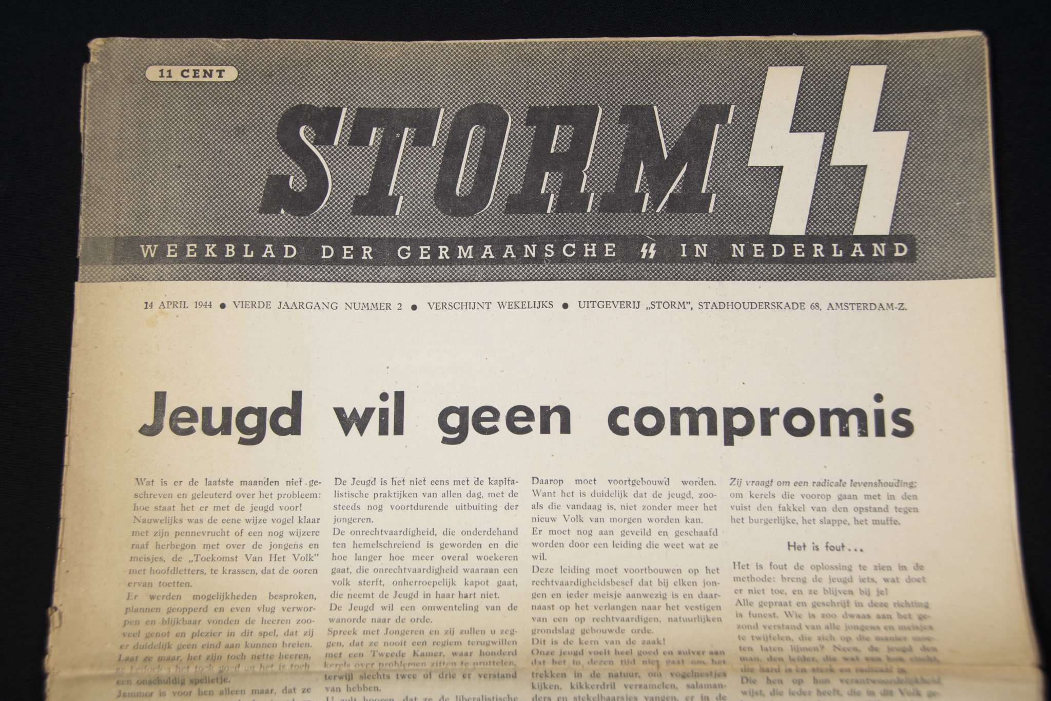 (Newspaper) Storm SS – Vierde Jrg. Nr. 2 – 14 april 1944 (1) (Newspaper) Storm SS – Vierde Jrg. Nr. 2 – 14 april 1944