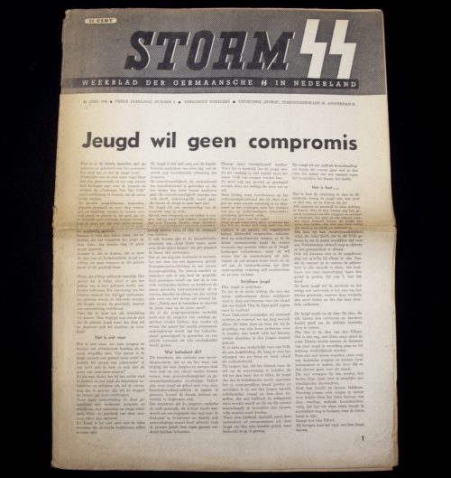 (Newspaper) Storm SS – Vierde Jrg. Nr. 2 – 14 april 1944