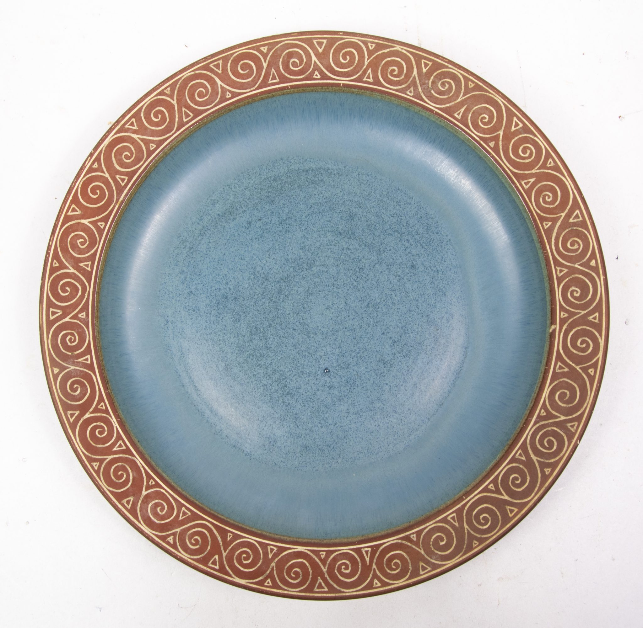 (Plate) SS Allach Großer Keramikteller mit germanischen Motiven