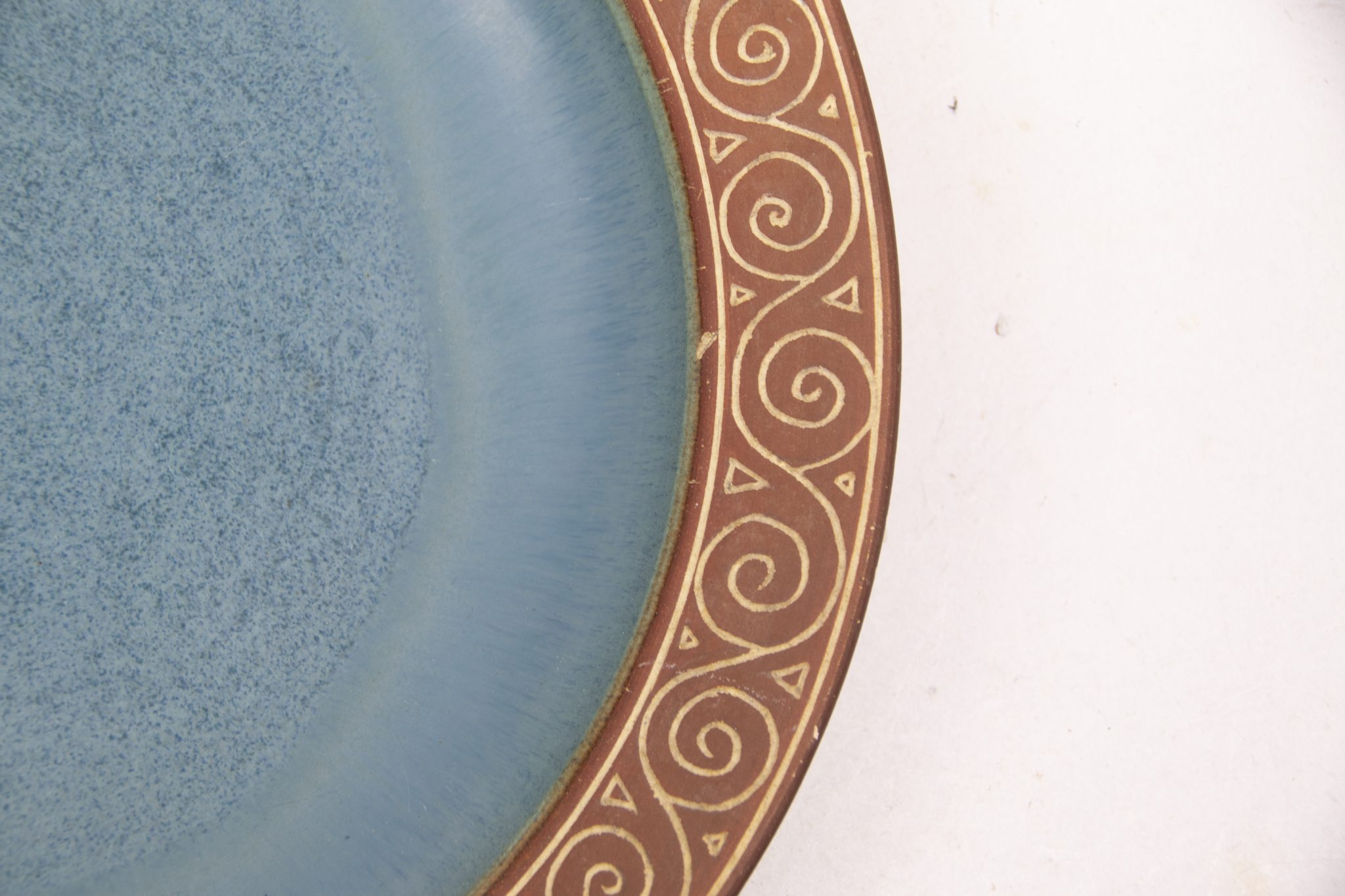 (Plate) SS Allach Großer Keramikteller mit germanischen Motiven