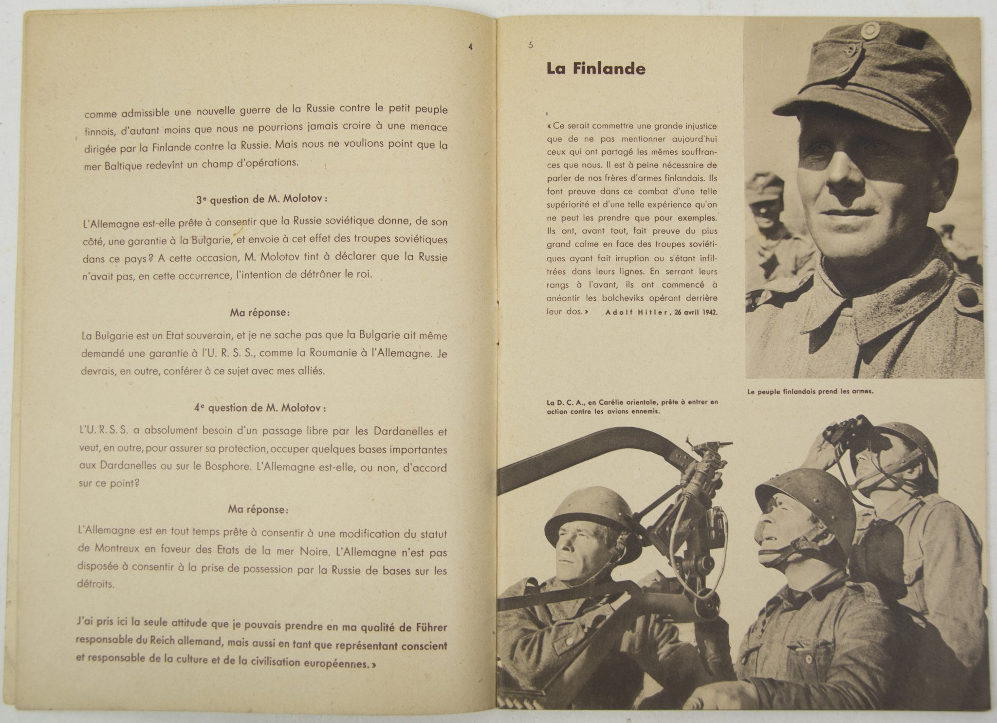 (SS Brochure) La Croisade de L'Europe contre le Bolchevisme (1942)