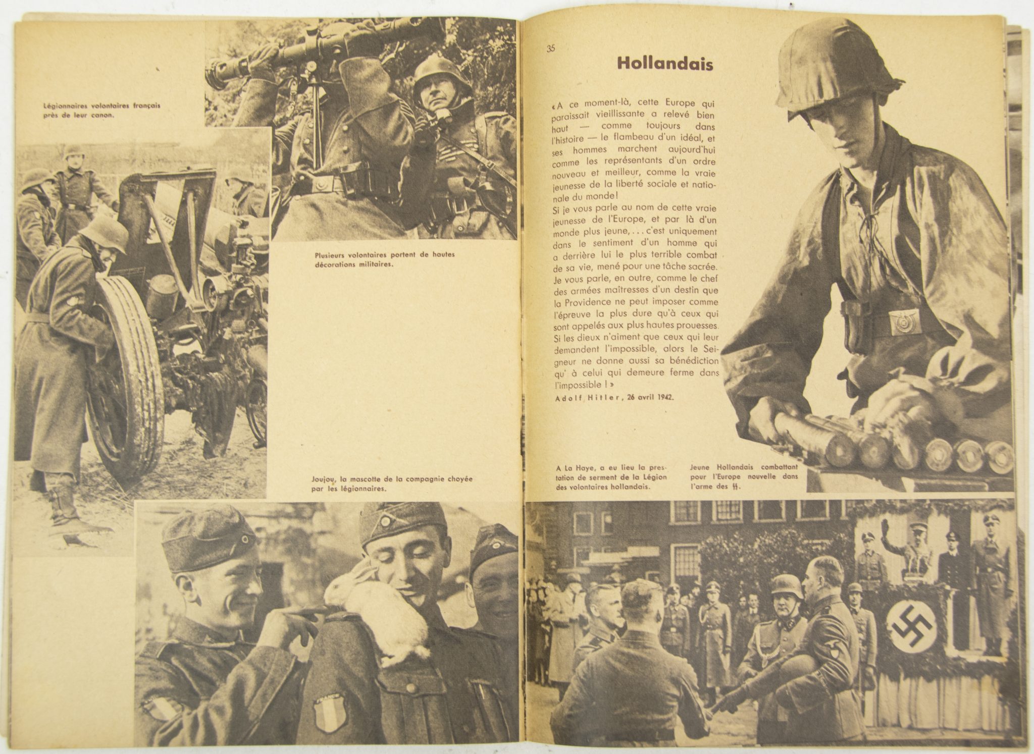 (SS Brochure) La Croisade de L'Europe contre le Bolchevisme (1942)