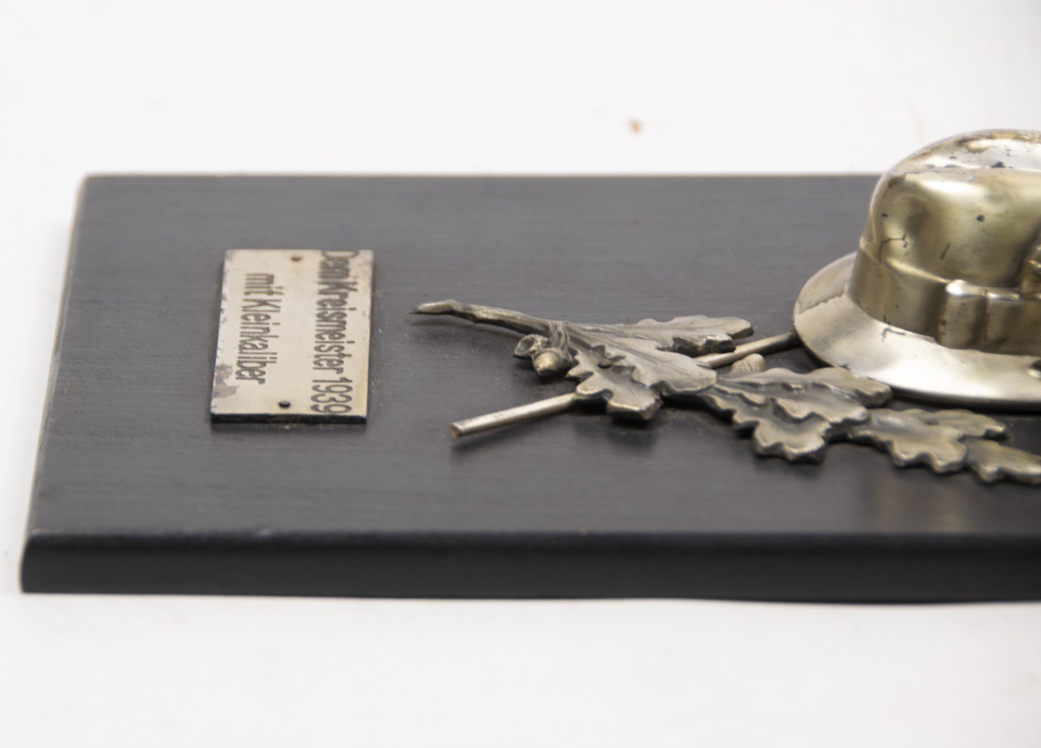 Shooting wallplaque Dem Kreismeister 1939 mit Kleinkaliber (25x16 cm) - Rare