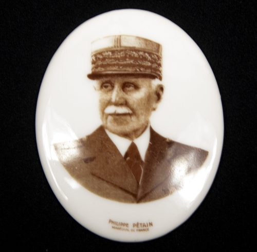 (Vichy France) Plaque Maréchal Philippe Pétain