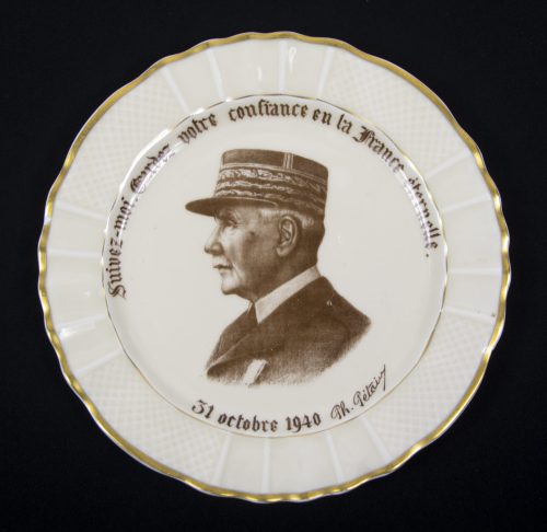(Vichy France) Plate Maréchal Philippe Pétain