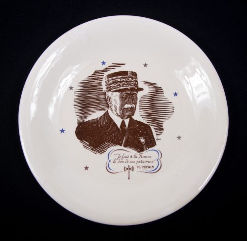 (Vichy France) Plate Maréchal Philippe Pétain