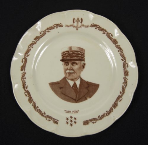 (Vichy France) Plate Maréchal Philippe Pétain