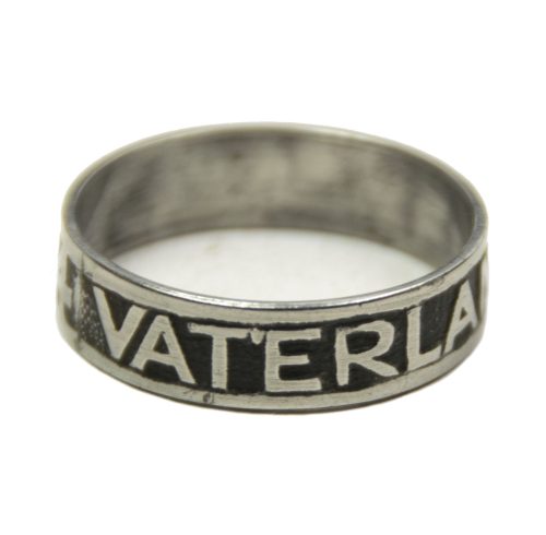 WWI German Patriotic Ring Vaterlandsdank 1914