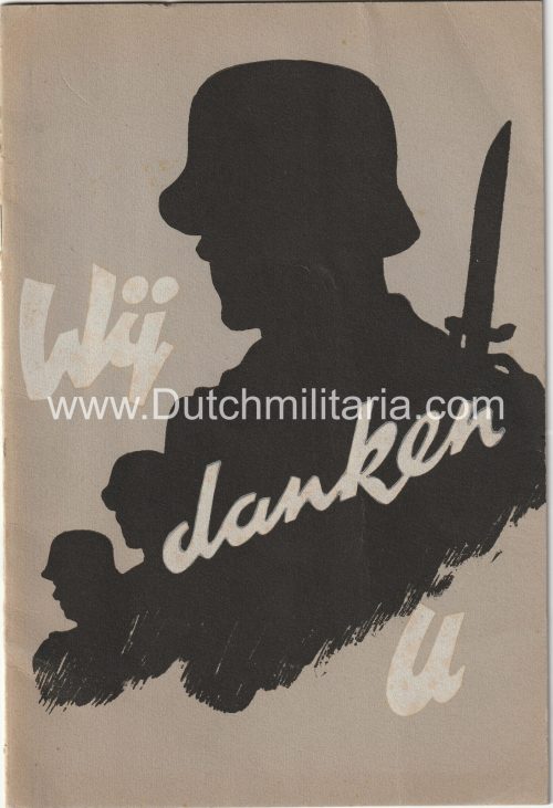 1942), Wij danken u, ’s-Gravenhage Verzorgingsfonds Vrĳwilligerslegioen Nederland, 16 p.