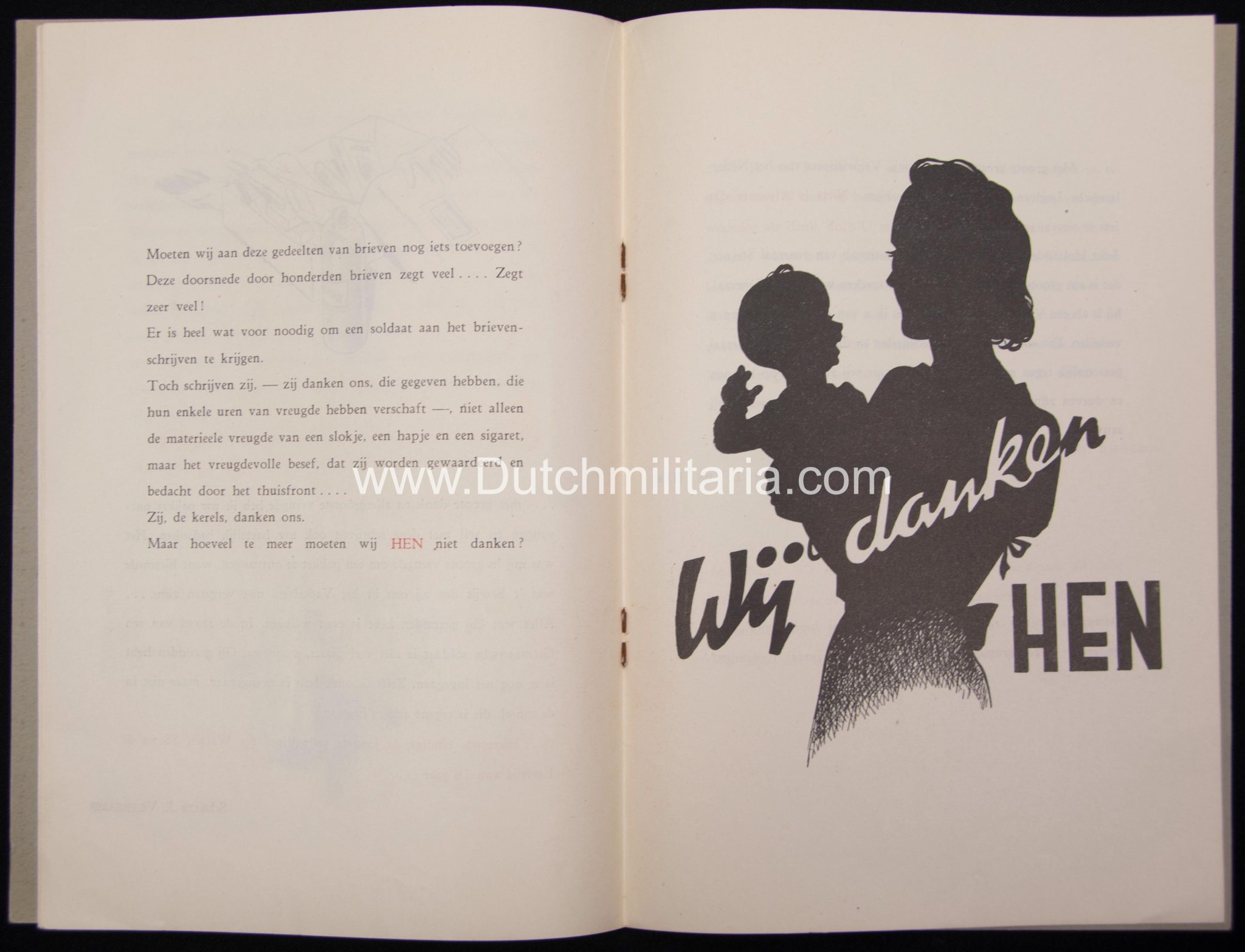 1942), Wij danken u, ’s-Gravenhage Verzorgingsfonds Vrijwilligerslegioen Nederland, 16 p.