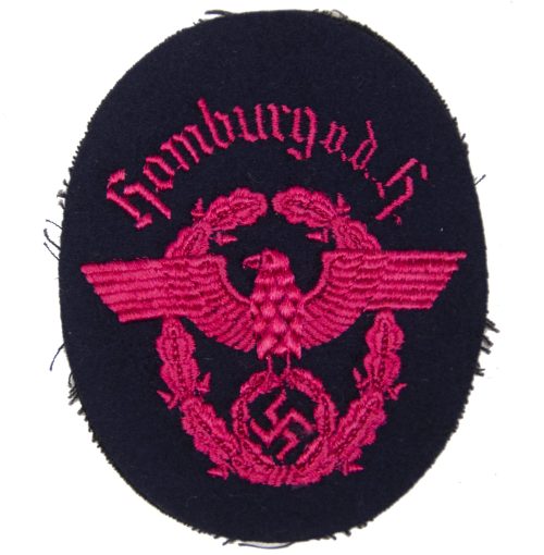 Armelabzeichen-der-Feuerloschpolizei-von-Hamburg-a.d.-H.