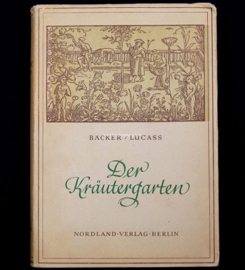 (Book) SS Der Kräutergarten + Dustjacket- Nordland Verlag (1940) - EXTREMELY RARE