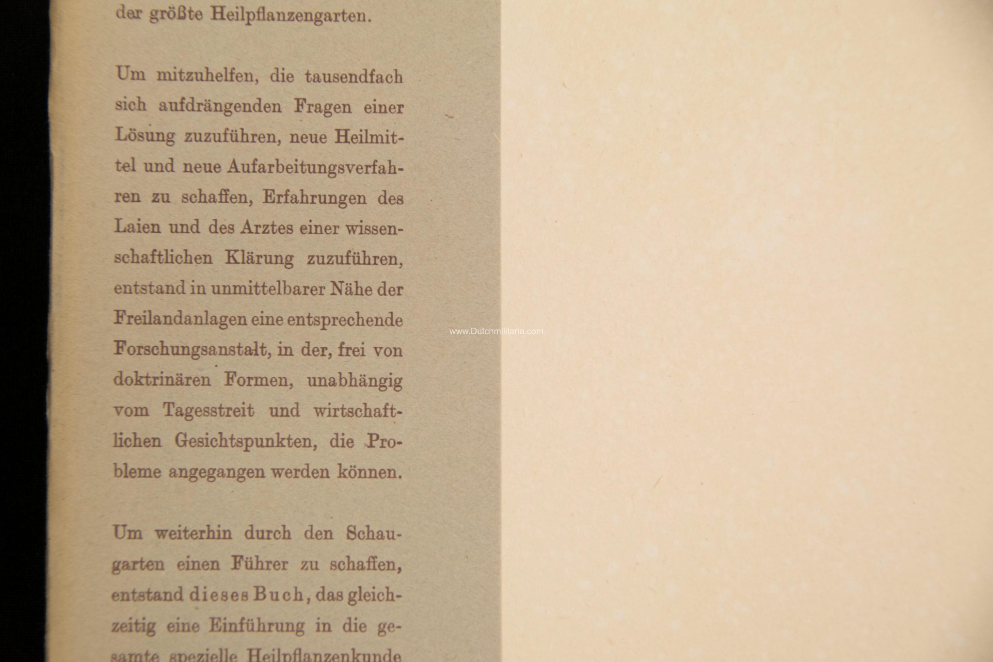 (Book) SS Der Kräutergarten + Dustjacket- Nordland Verlag (1940) - EXTREMELY RARE