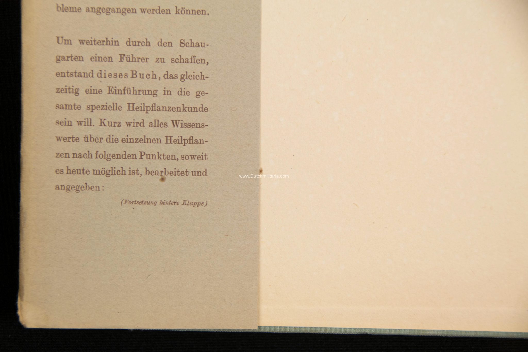 (Book) SS Der Kräutergarten + Dustjacket- Nordland Verlag (1940) - EXTREMELY RARE