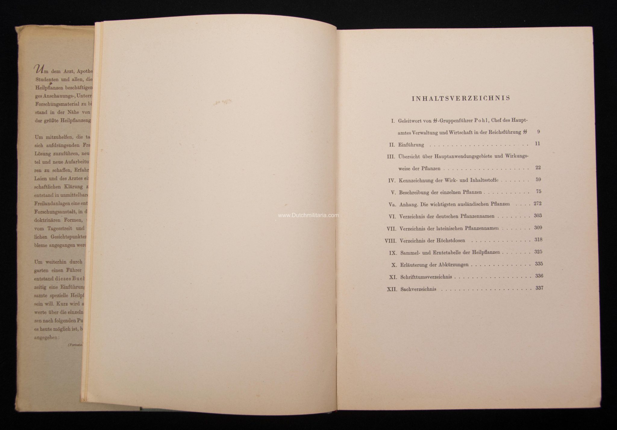 (Book) SS Der Kräutergarten + Dustjacket- Nordland Verlag (1940) - EXTREMELY RARE