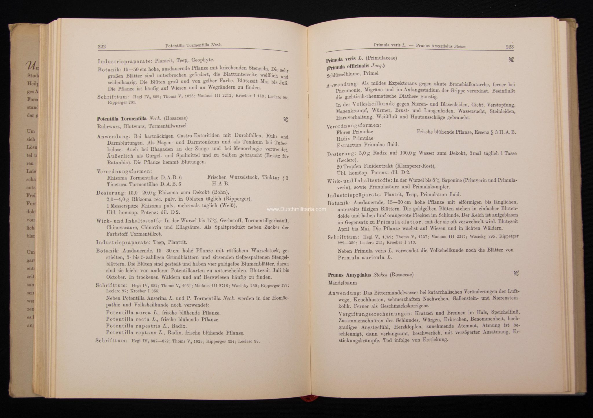 (Book) SS Der Kräutergarten + Dustjacket- Nordland Verlag (1940) - EXTREMELY RARE