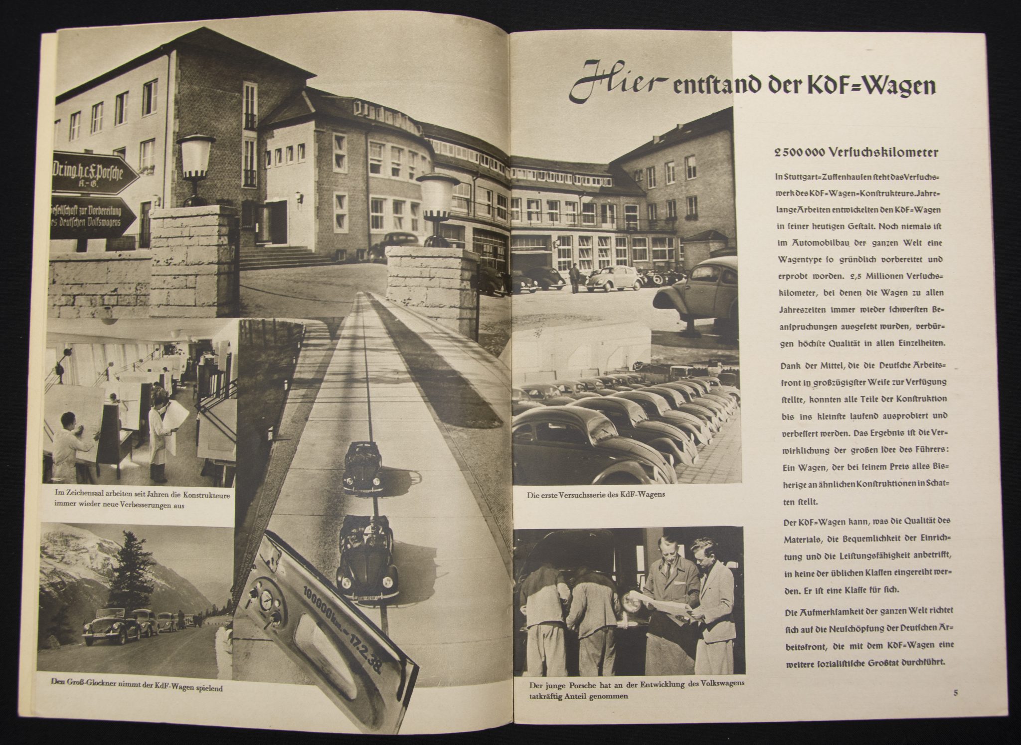 (Booklet) Dein KdF-Wagen (Volkswagen) Der KdF-Wagen - vollzogener Wille des Führers (1936)