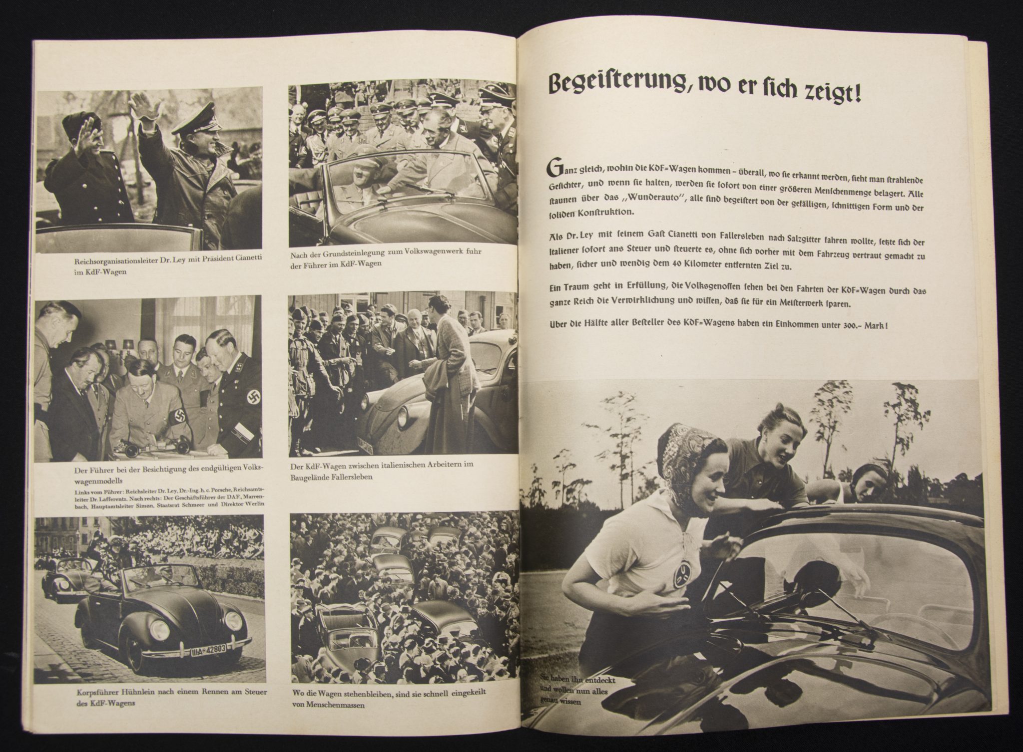 (Booklet) Dein KdF-Wagen (Volkswagen) Der KdF-Wagen - vollzogener Wille des Führers (1936)