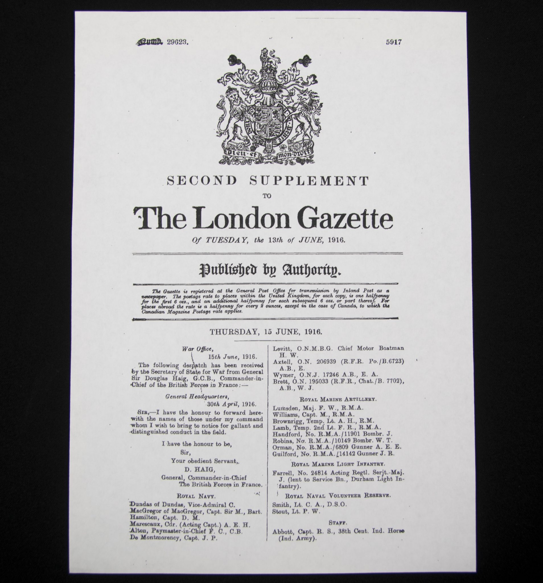 (British Army) First Day of the Somme 1 July 1916 - 1914-15 Star of Company Serjeant Major William Rawley, 17691, 9th Bn., Royal Inniskilling Fusiliers - Image 20