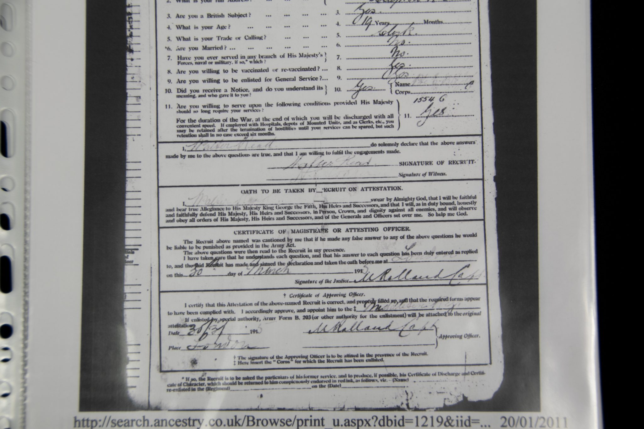 (British Army) First Day of the Somme 1 July 1916 - 1914-15 Star of Lance Corporal Walter Read, 1838, 16th Bn., Middlesex Regiment - Image 21