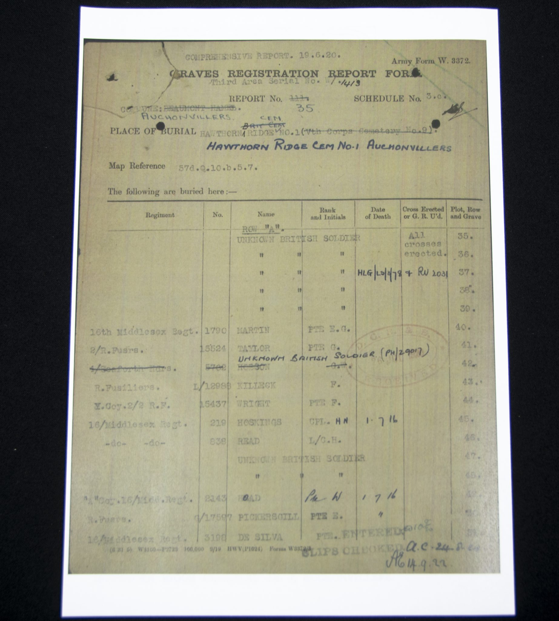 (British Army) First Day of the Somme 1 July 1916 - 1914-15 Star of Lance Corporal Walter Read, 1838, 16th Bn., Middlesex Regiment - Image 27
