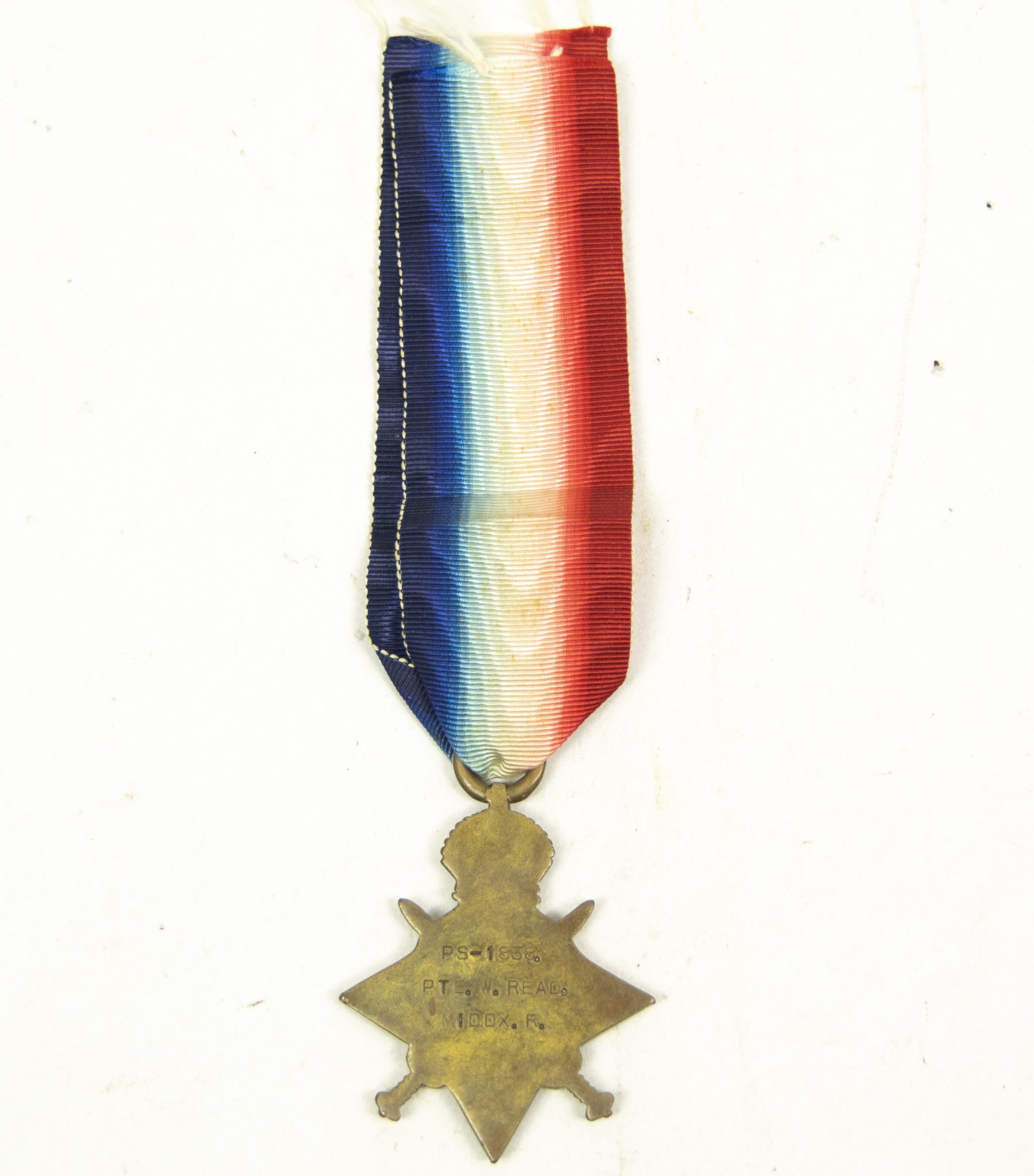 (British Army) First Day of the Somme 1 July 1916 - 1914-15 Star of Lance Corporal Walter Read, 1838, 16th Bn., Middlesex Regiment - Image 4