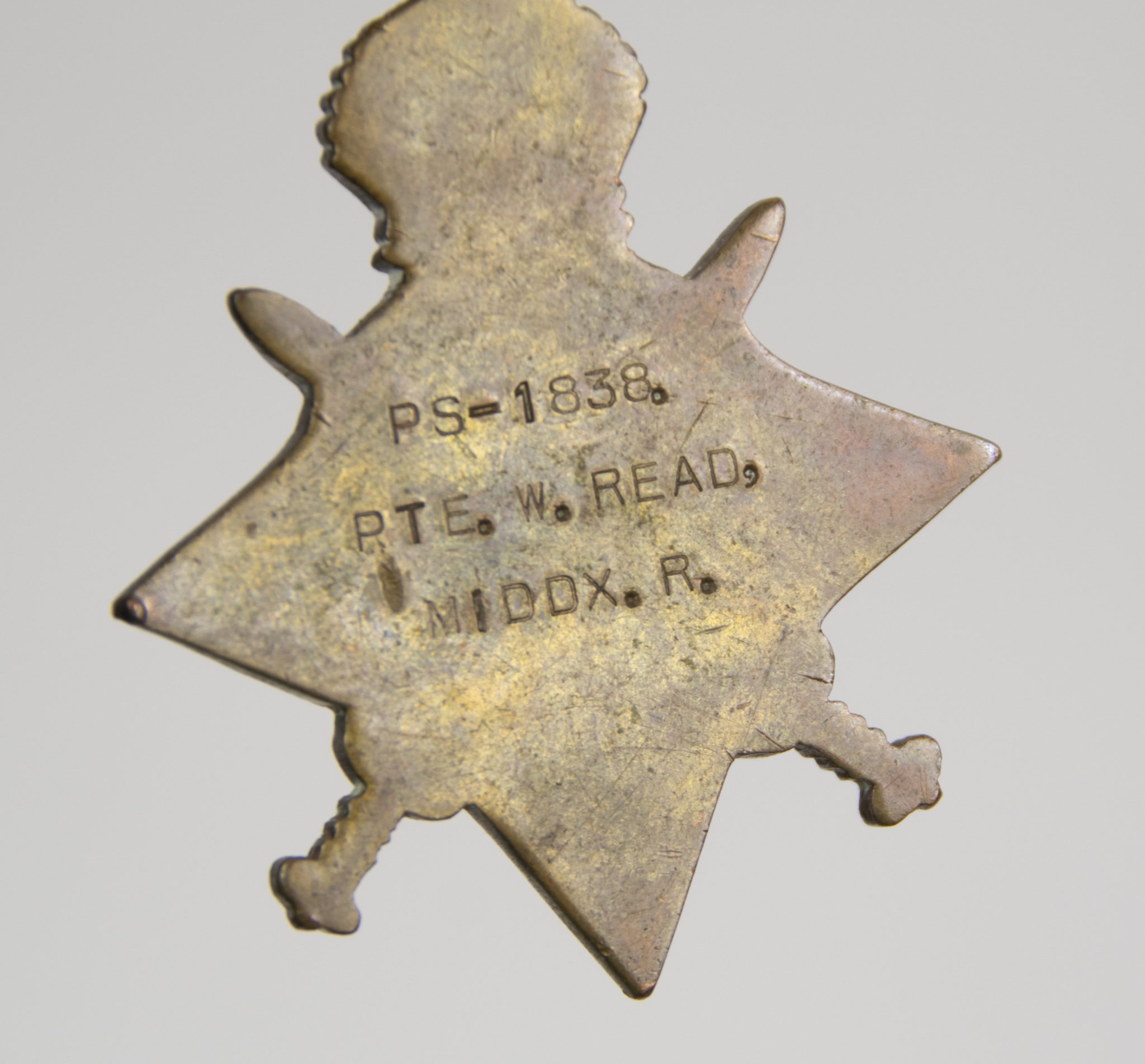 (British Army) First Day of the Somme 1 July 1916 - 1914-15 Star of Lance Corporal Walter Read, 1838, 16th Bn., Middlesex Regiment - Image 6